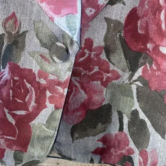 Maggie Lawrence floral blazer jacket - Picture 3 of 5